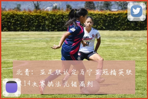 北青：亚足联认定马宁亚冠精英联赛14决赛执法无错漏判